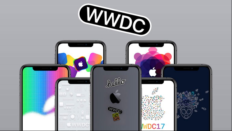 Los wallpapers de cada edición de la WWDC de Apple