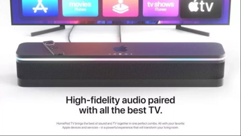 Esta es la pinta que tendría la fusión entre el Apple TV y el HomePod
