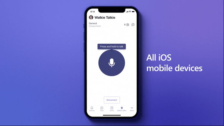 La app de Microsoft Teams estrena una función walkie-talkie