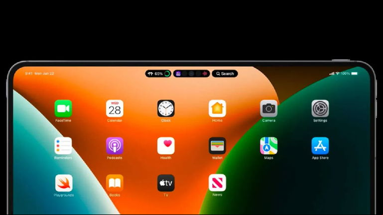 ¿Cómo luciría la Dynamic Island del iPhone 14 Pro en el iPad?