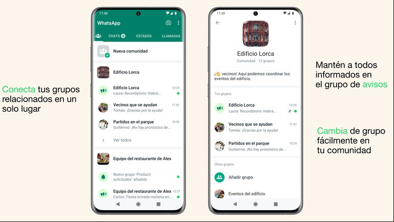 Las Comunidades de WhatsApp ya disponibles para todos
