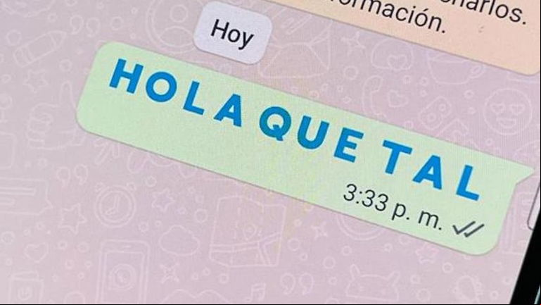 Cómo escribir con letras de colores en WhatsApp con tu iPhone