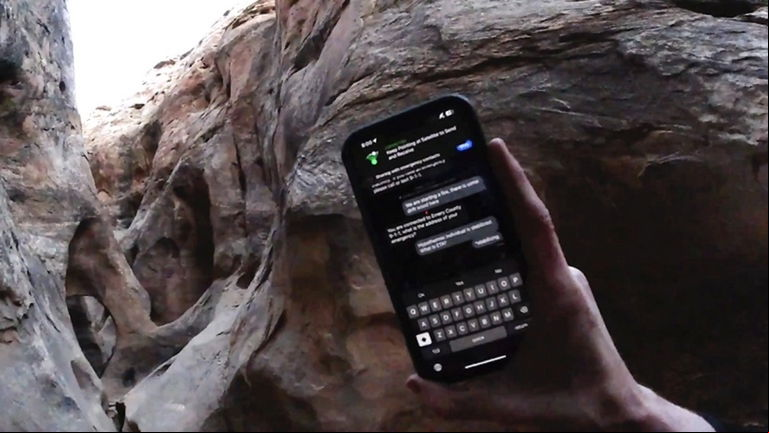 Un mensaje de emergencias SOS vía satélite del iPhone 14 salva a unos estudiantes atrapados en un cañón de Utah