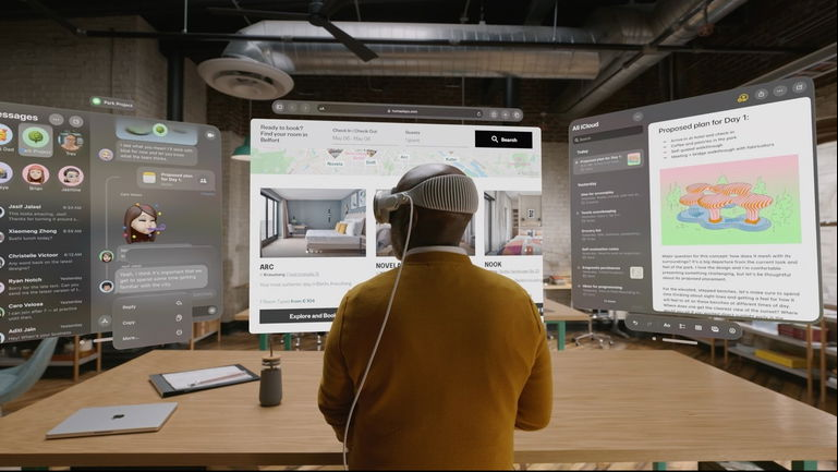 Puedes probar visionOS en realidad virtual sin las Apple Vision Pro