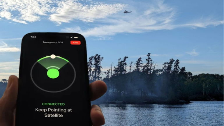 Usan la emergencia SOS vía satélite en el iPhone 14 para ayudar a combatir los incendios