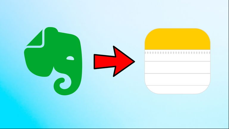 Cómo migrar las notas de Evernote a la app Notas de Apple