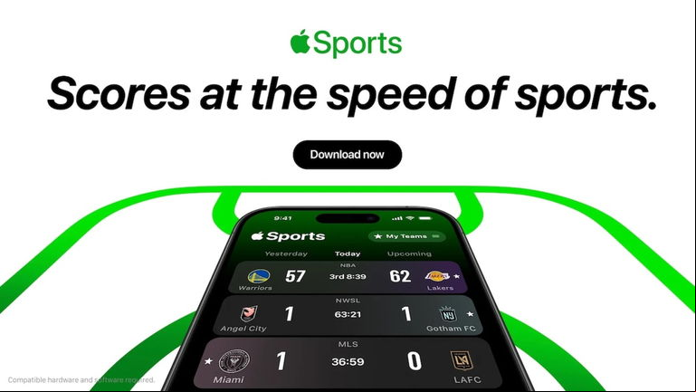 La aplicación Apple Sports de iOS 18 va a cambiar tu forma de vivir el fútbol y otros deportes