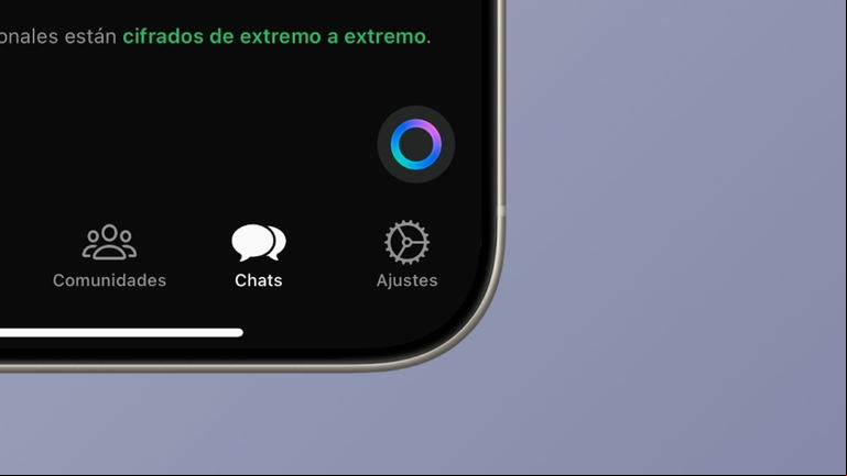 Qué es el círculo azul que aparece en WhatsApp