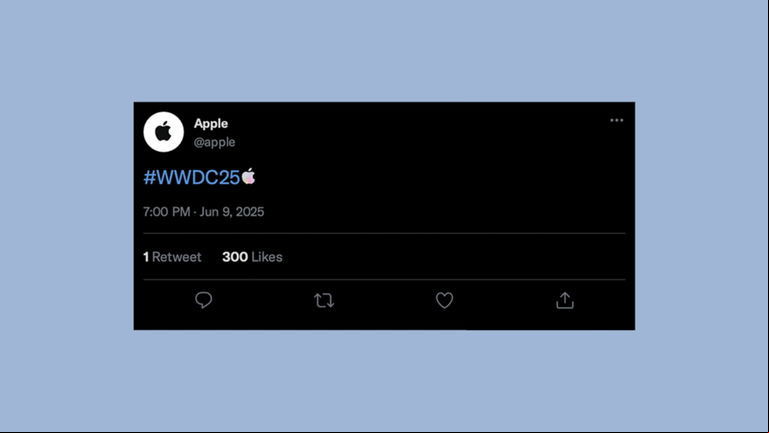 El hashmoji #WWDC25 ya aparece en X a las puertas del evento de Apple