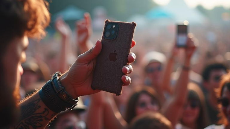 Roban 18 iPhone en el en el Brunch Electronik Barcelona