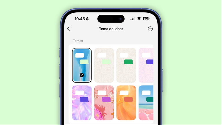 WhatsApp se actualiza añadiendo hasta 18 nuevos colores para los temas